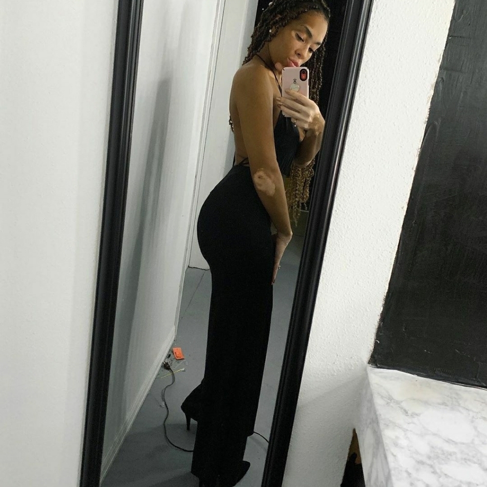 Black Jumpsuit - Sexy Back Out